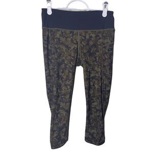 Lululemon Top Speed Crop 4 Mystic Jungle Fatigue Y